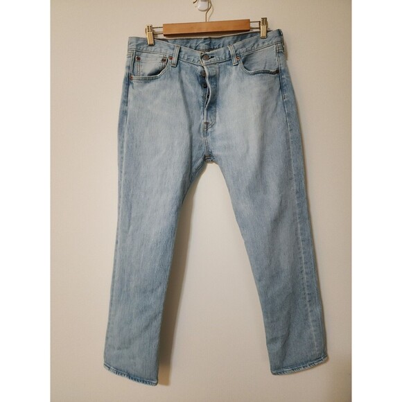 Levi's Other - Levi's 501 XX Mens Straight Button-Fly Jeans 34/30 Blue Cotton-Blend 00501-3184